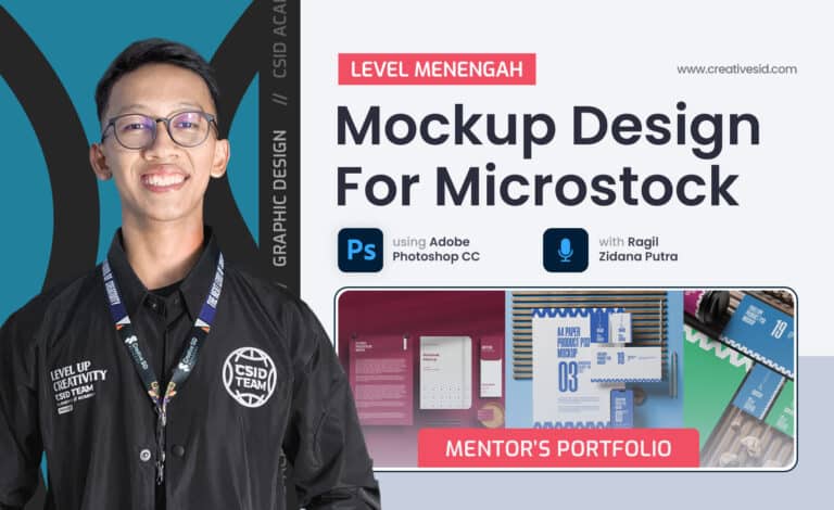 Mockup Design for Microstock