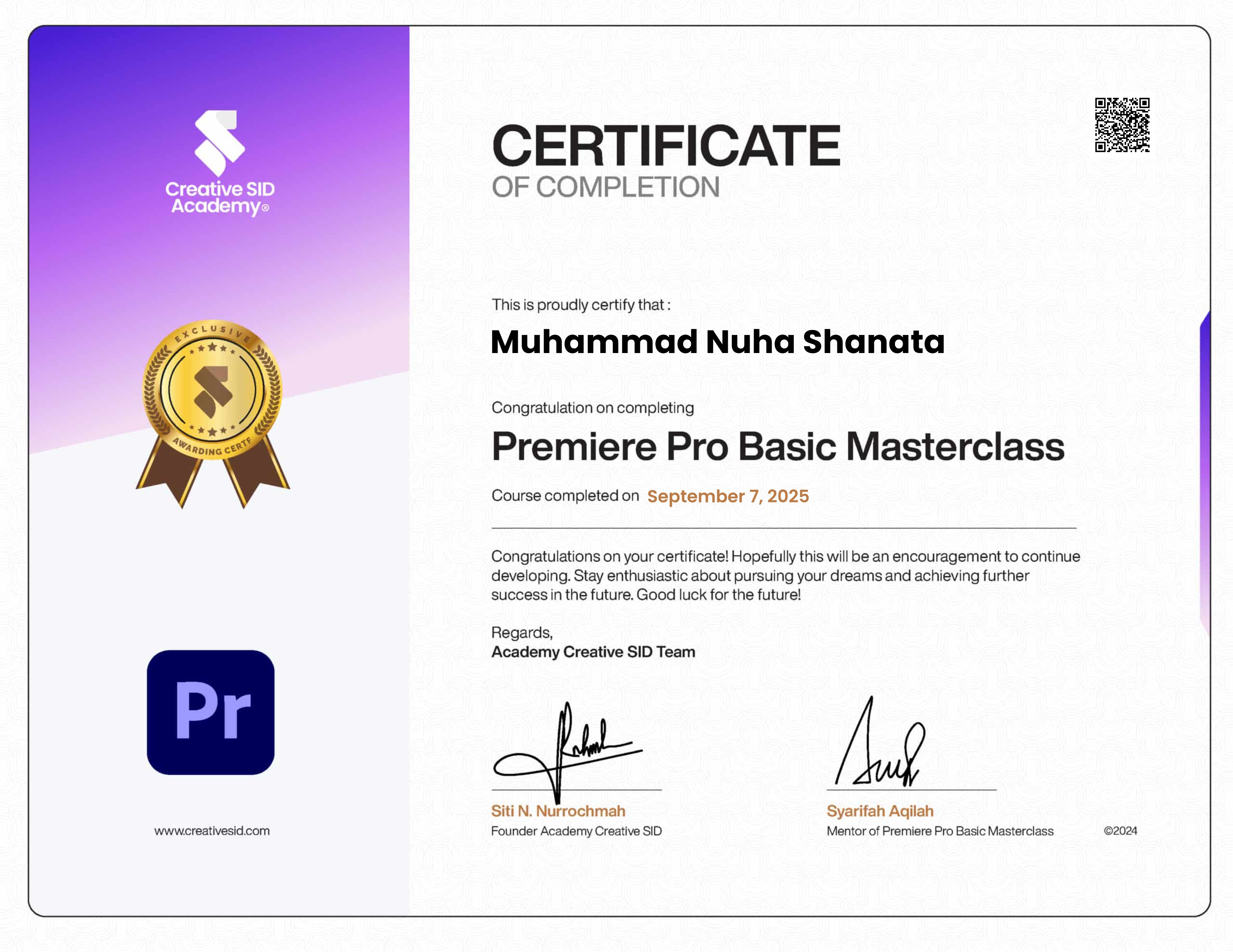 Premiere Pro Basic Masterclass